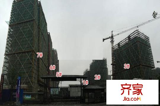 融信藍(lán)孔雀最新建設(shè)進(jìn)度（2015.12.21）