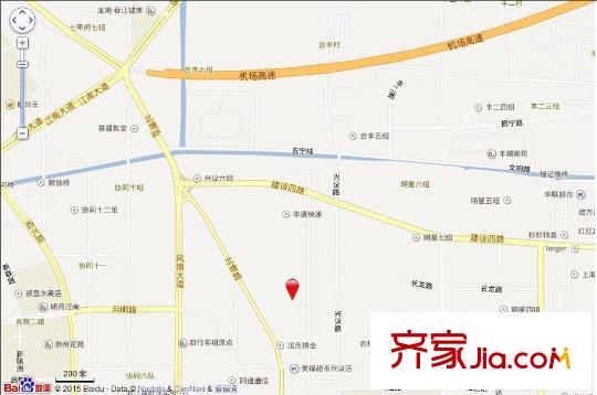 龍湖旭輝春江悅茗交通圖