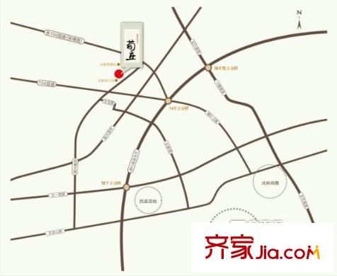 荀莊區(qū)位圖