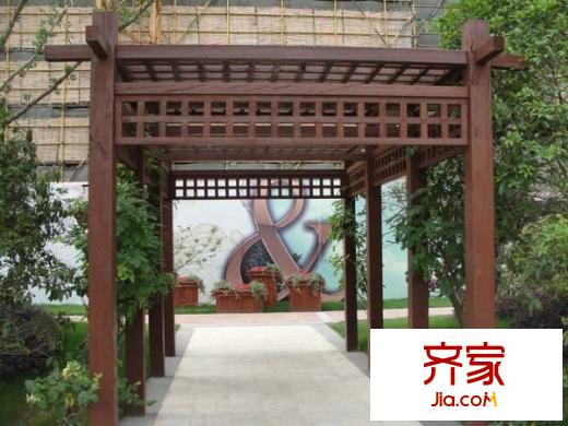 萬家花城外景圖