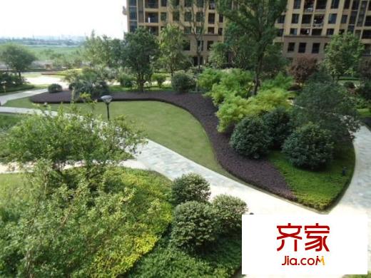 萬家花城外景圖