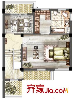 荀莊A1戶型3樓 1室1衛(wèi)