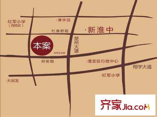 文華名城區(qū)位圖