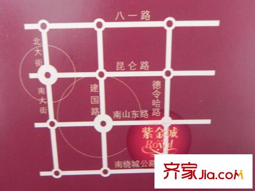 中惠紫金城交通示意圖