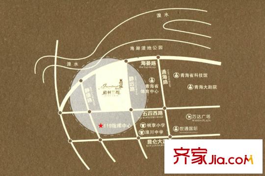世通格林蘭郡交通圖