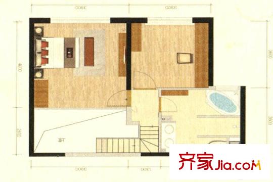 世通格林蘭郡B3-1戶型 3室2廳2衛(wèi)1廚