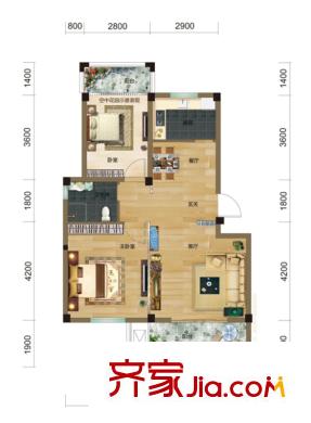 龍登和城圖片1 2室2廳1衛(wèi)1廚