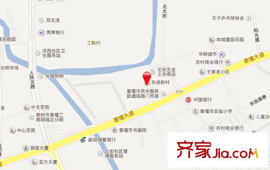 東進(jìn)新村交通圖