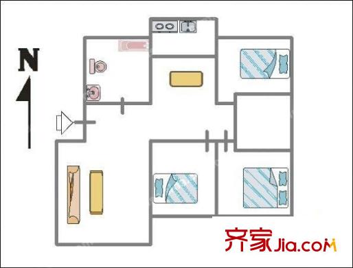 富貴花園戶型圖2