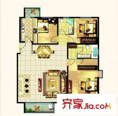 振興花園戶型圖1