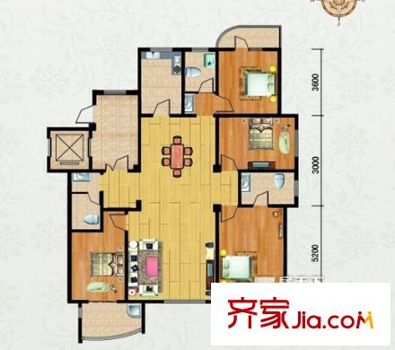 振興花園戶型圖2