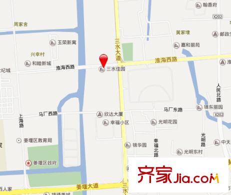 三水佳園交通圖 