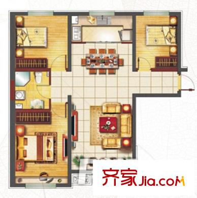 振興花園戶型圖4