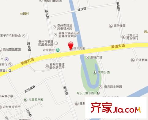 振興花園交通圖