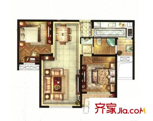 中天新村戶型圖3