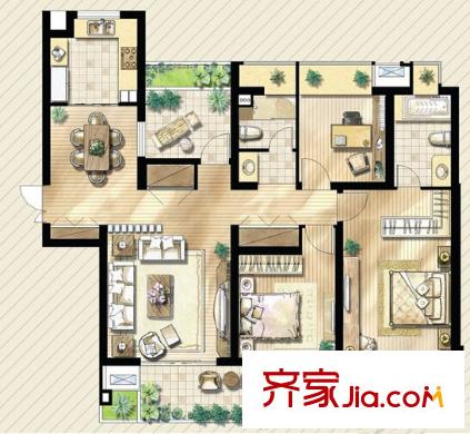 老莊新村戶型圖5