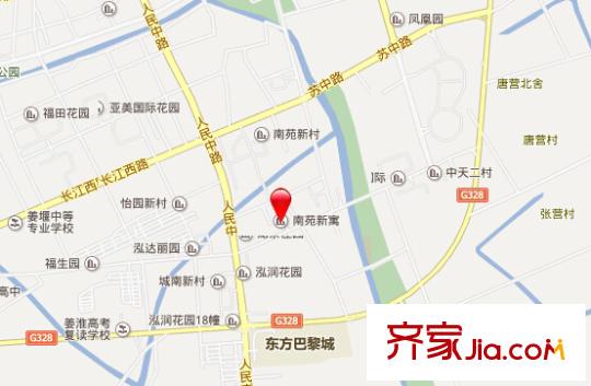 南苑新寓交通圖 