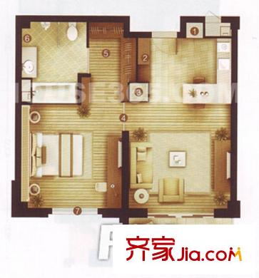 姜堰大廈戶型圖4