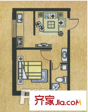姜堰大廈戶型圖1