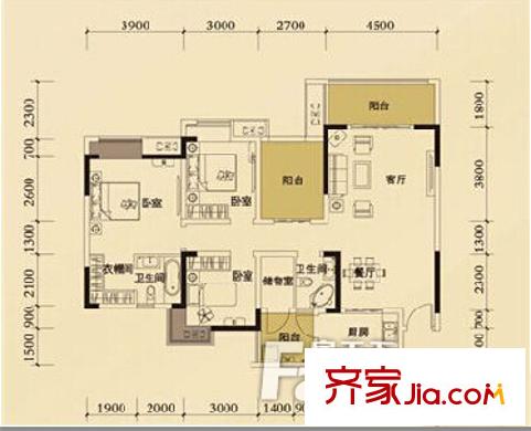 金湖灣戶型圖戶型圖D 