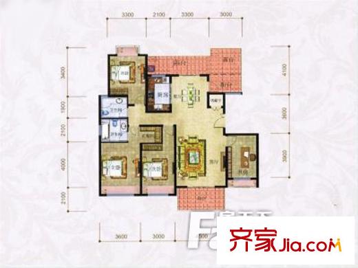 金湖灣戶型圖戶型圖E 