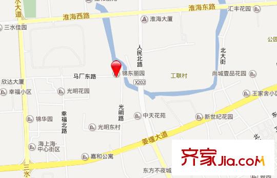 錦東麗園交通圖