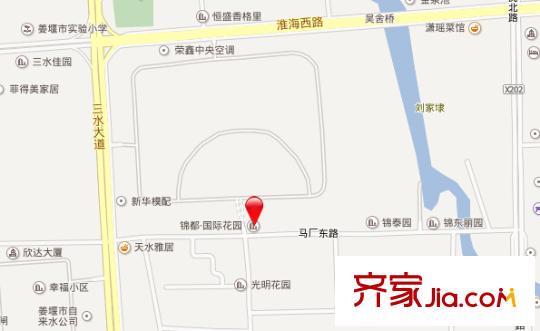 錦都國際花園交通圖