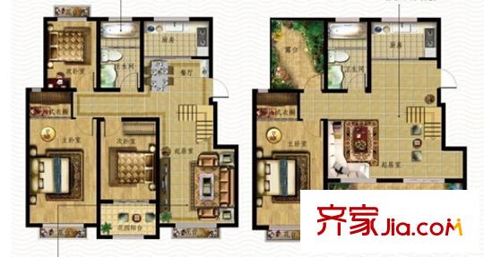 鴻楊華庭戶型圖3
