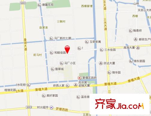 鴻楊華庭交通圖