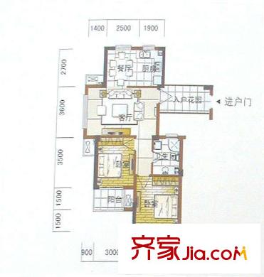 金湖灣戶型圖戶型圖C 