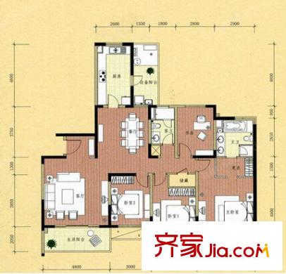 金湖灣戶型圖戶型圖F 