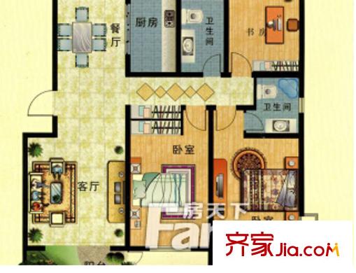 金宏花園戶型圖3 