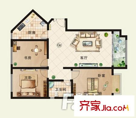 錦東麗園戶型圖3