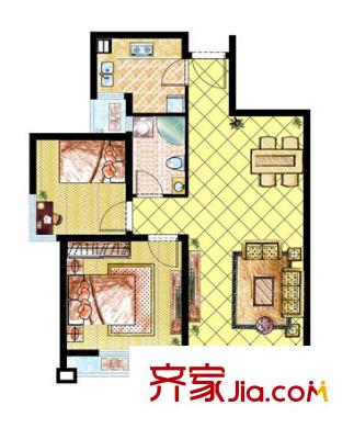 錦東麗園戶型圖5