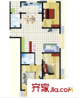 錦都國際花園戶型圖