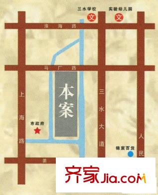 錦宸國際花園交通圖