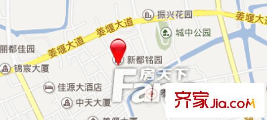 新都銘園交通圖