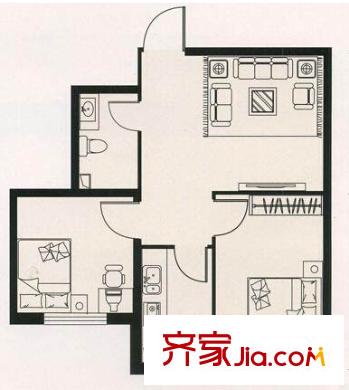 鴻潤(rùn)花園戶(hù)型圖33 