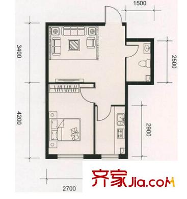 荷葉社區(qū)戶型圖3 
