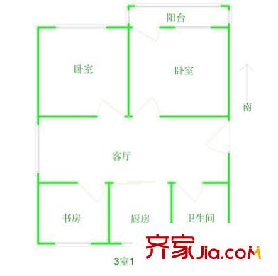 南苑新村戶(hù)型圖戶(hù)型圖C 