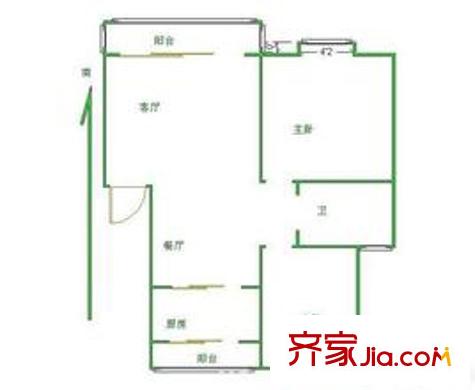 南苑新村戶(hù)型圖戶(hù)型圖E 