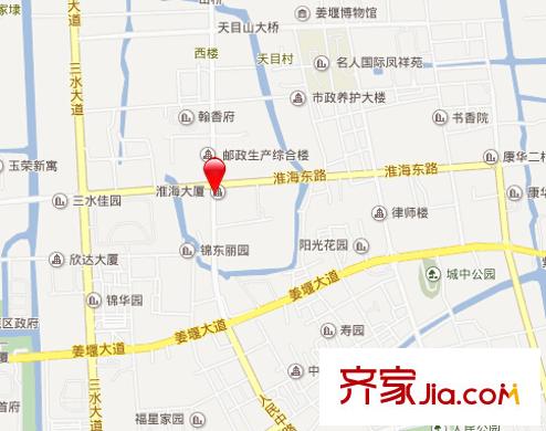 淮海大廈交通圖