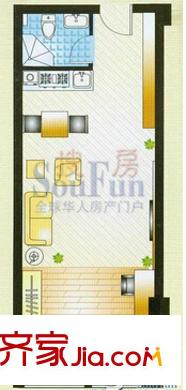 淮海大廈戶型圖1