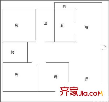 匯豐花園戶型圖1