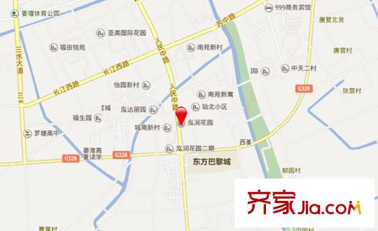 鴻潤(rùn)花園交通圖