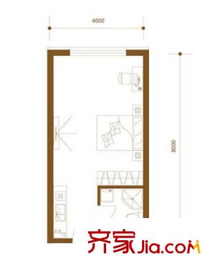 荷葉社區(qū)戶型圖2 