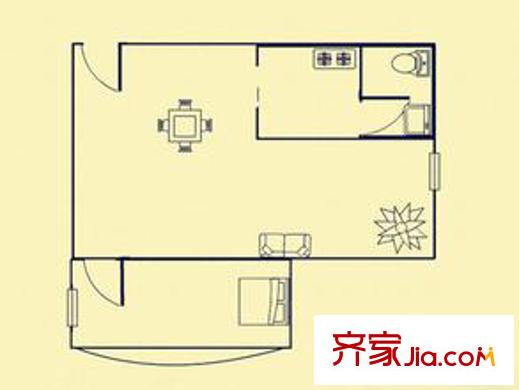 南苑新村戶(hù)型圖戶(hù)型圖D 