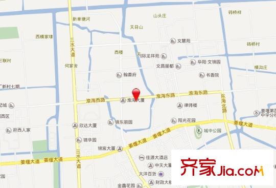 北園小區(qū)交通圖區(qū)位圖