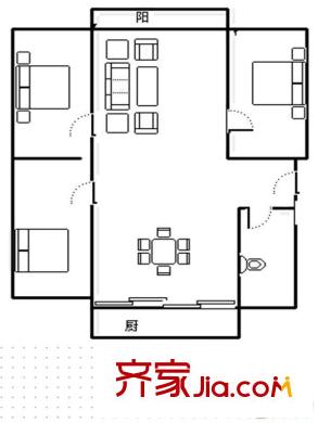 北園小區(qū)戶型圖145140 