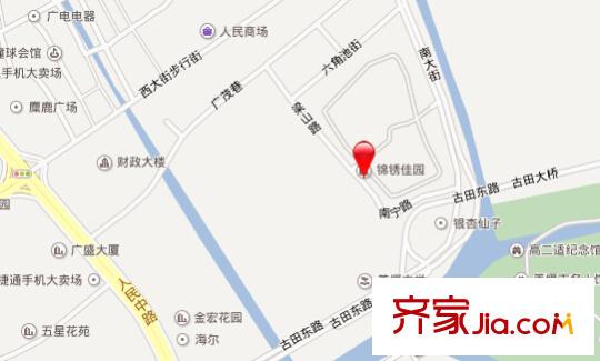 濱河佳園交通圖錦繡佳園